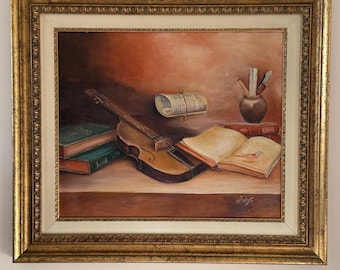 Oil on canvas by Gianni Arigò, Made in Italy, 1975