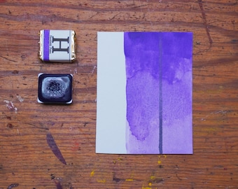 Ultramarine Violet handgemachte Gouache Opak Aquarell