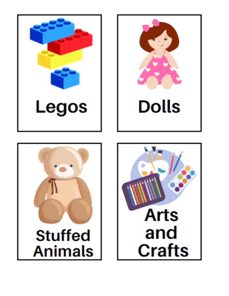 Kid's Labels - Editable Labels for Children - Etsy