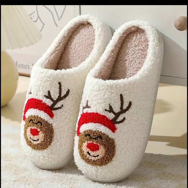 mens xmas slippers