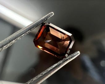 GIA certified natural Fancy Deep Pink-Brown diamond, No treatment!