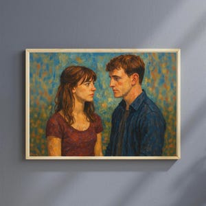 Normal People Acrylic Painting Wall Art/ Art Print/ Poster