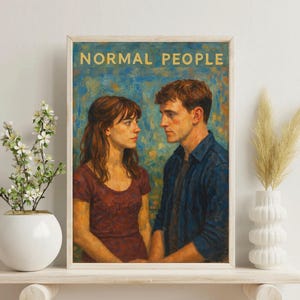 Normal People Acrylic Painting Wall Art/ Art Print/ Poster