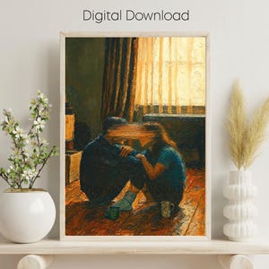 Normal People We&#39;ll Be Okay Acrylic Painting Wall Art/ Art Print/ Poster - DIGITAL DOWNLOAD