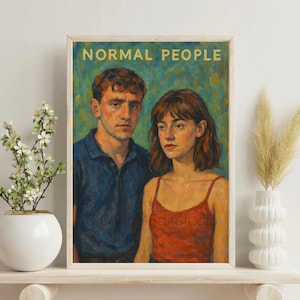 Normal People Acrylic Painting Wall Art/ Art Print/ Poster