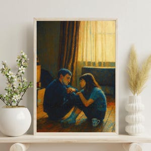 Normal People We&#39;ll Be Okay Acrylic Painting Wall Art/ Art Print/ Poster