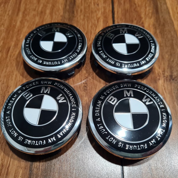 4 enjoliveurs de roue en alliage BMW Performance pour s'adapter à la plupart des roues de la série G de 56 mm