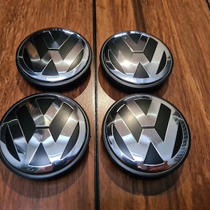 4x Tapas centrales para llantas de aleación Volkswagen para el nuevo modelo VW 65 mm 3B7 601 171