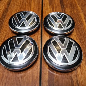 4x Tapas centrales para llantas de aleación Volkswagen para el nuevo modelo VW 65 mm 5GO 601 171