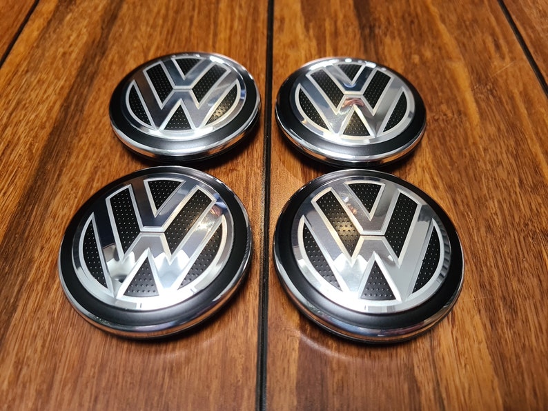 4x Tapas centrales para llantas de aleación Volkswagen para el nuevo modelo VW 65 mm 5GO 601 171