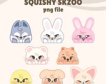 Stray Kids Squishy SKZOO Clipart | PNG, Transparent Background