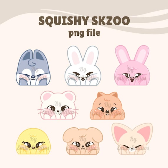 Stray Kids Squishy SKZOO Clipart | PNG, Transparent Background