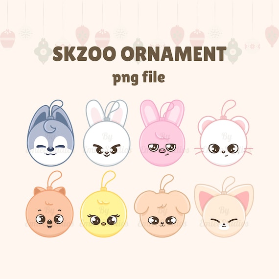 Stray Kids SKZOO Ornament Clipart | PNG, Transparent Background