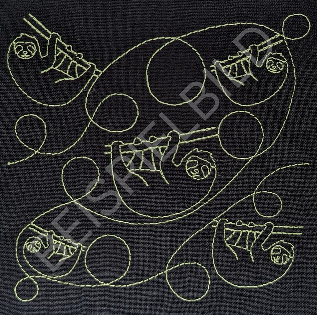 Sloth - Quilt Pattern (digital) - Edge to Edge Quilting - Longarm and ...