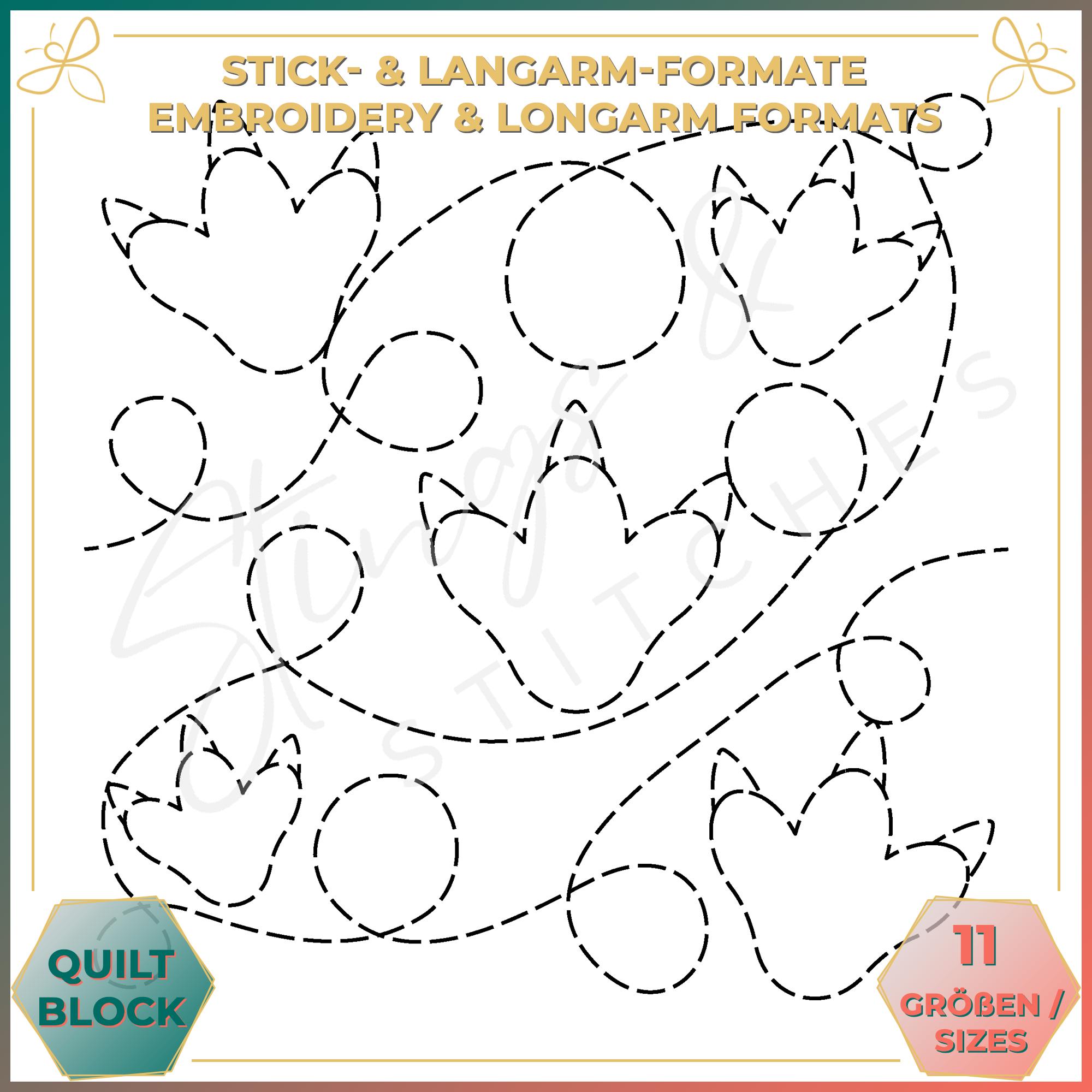 Dinosaur Footprint - Quilt Pattern (digital) - Edge to Edge Quilting ...