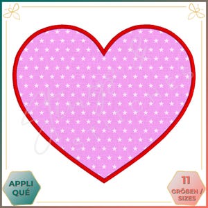 Könnte beinhalten: Eine rote herzförmige Applikation mit einem weißen Sternenmuster. Die Applikation ist perfekt, um jedem Projekt einen Hauch von Liebe zu verleihen.