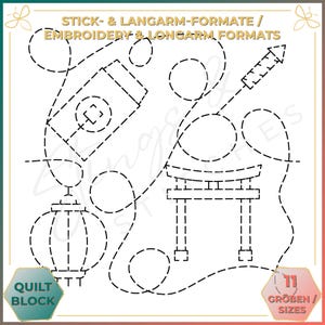 Chinese New Year - Quilt pattern (digital) - Edge to Edge Quilting - Longarm and Embroidery Machine Quilt Pattern - Patchwork - E2E