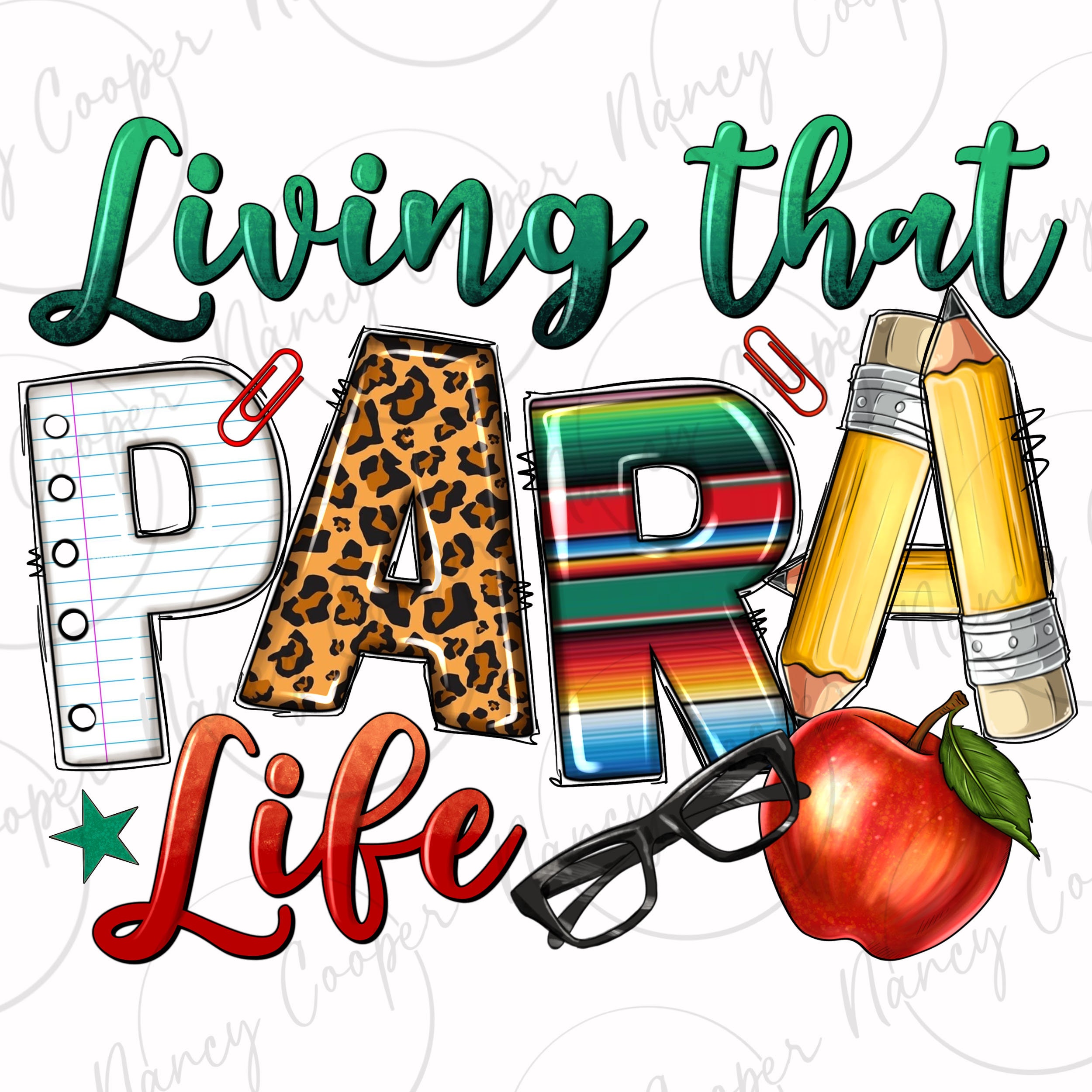 Living That Para Life Png Sublimation Design Download, Teacher's Day ...