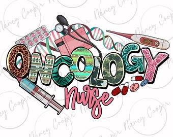 Oncology Nurse western png sublimation design download, Nurse png, Nursing png, Oncology png, western png design, sublimate designs download