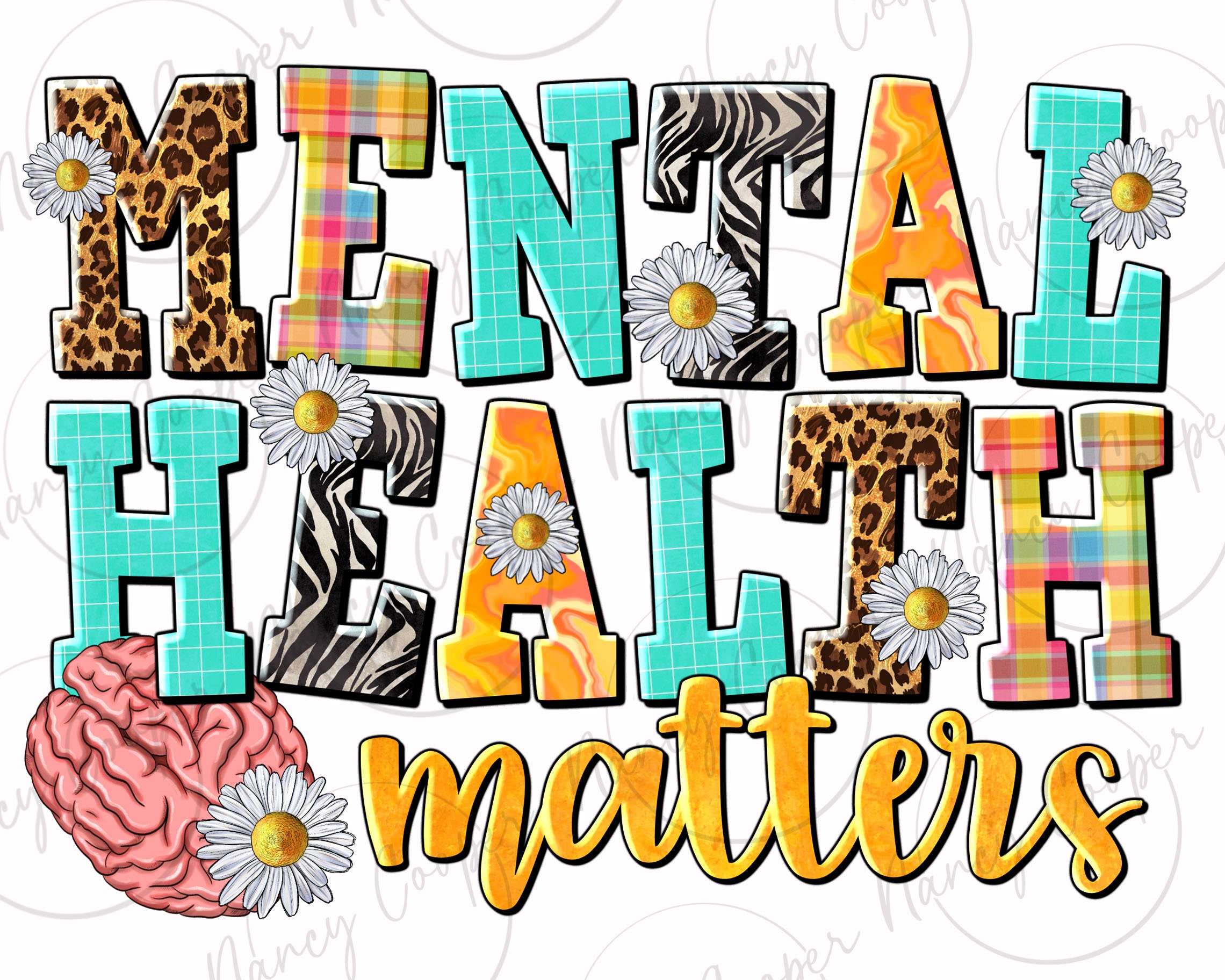 Mental Health Matters Png Sublimation Design Download Nurse - Etsy