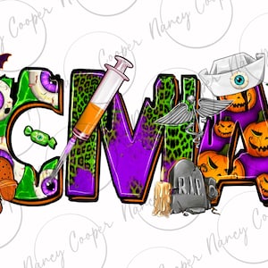 Halloween CMA Certified Medical Assistant png sublimation design download, CMA Nurse png, Happy Halloween png, Nurse png, designs download