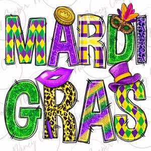 Mardi Gras png sublimation design download, Happy Mardi Gras png, Mardi Gras Carnaval png, sublimate designs download