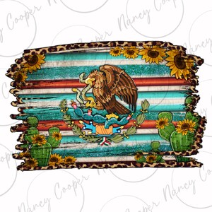 Cactus serape Mexican flag png sublimation design download, Mexican Day png, Mexico png, western mexican flag png,sublimate designs download