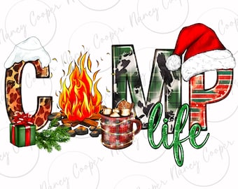 Christmas camp png sublimation design download, Christmas png, Merry Christmas png, camp png, camping png, sublimate designs download