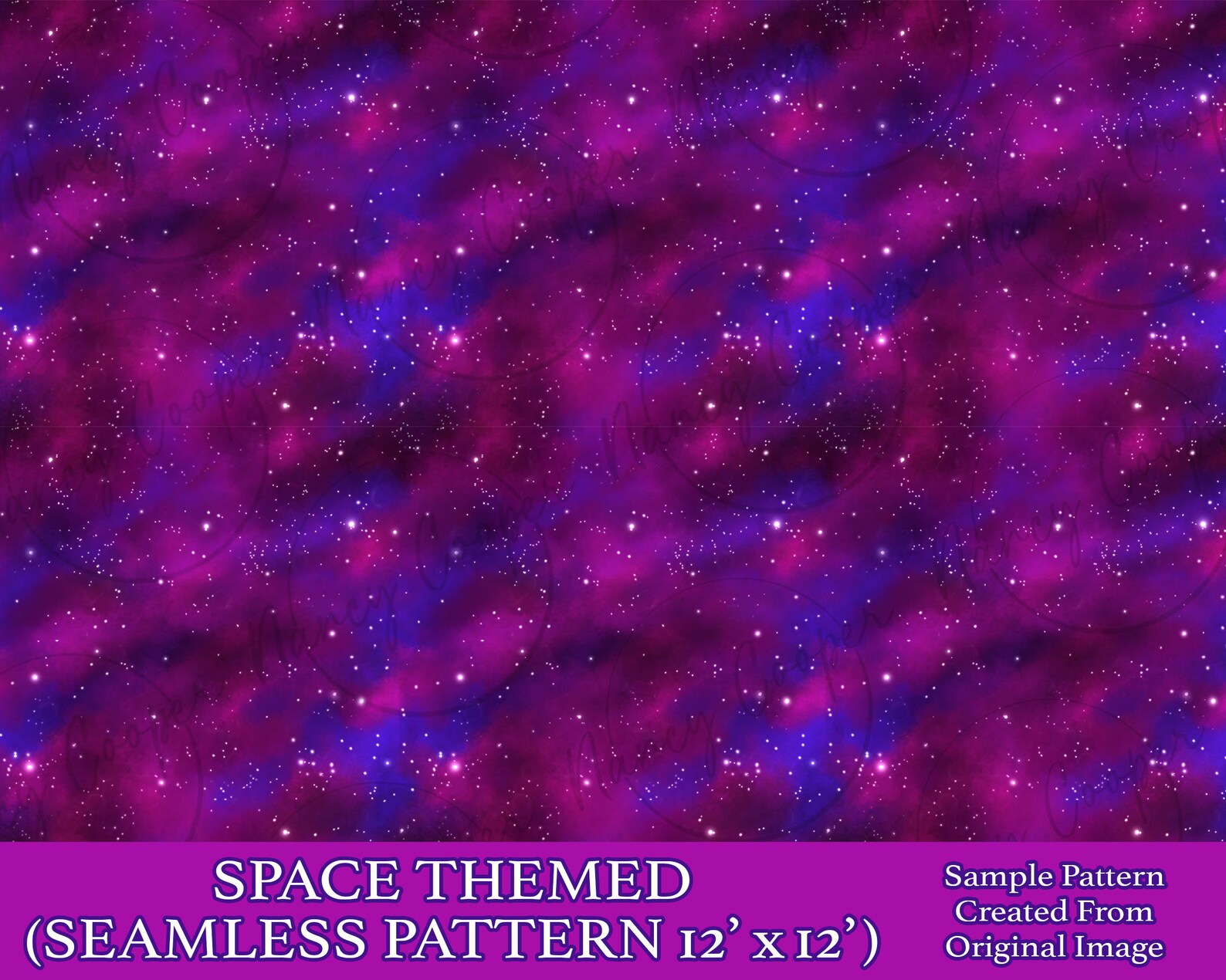 Pattern Space Paper Space Themed Seamless Pattern Digital Paper, Space Digital Seamless ...