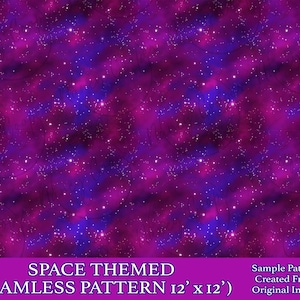 Space themed seamless pattern digital paper, Space digital seamless pattern png, seamless pattern png, printable scrapbook paper