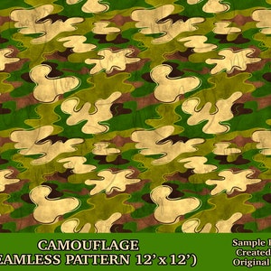 Camouflage seamless pattern digital paper, Camouflage digital seamless pattern png, western seamless pattern png, printable scrapbook paper