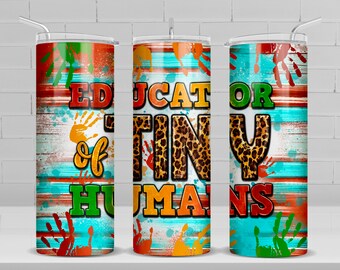 Opvoeder van kleine mensen 20 oz magere tuimelaar png sublimatie ontwerp download, tuimelaar wrap png, 20 oz tuimelaar ontwerpen, tuimelaar png download