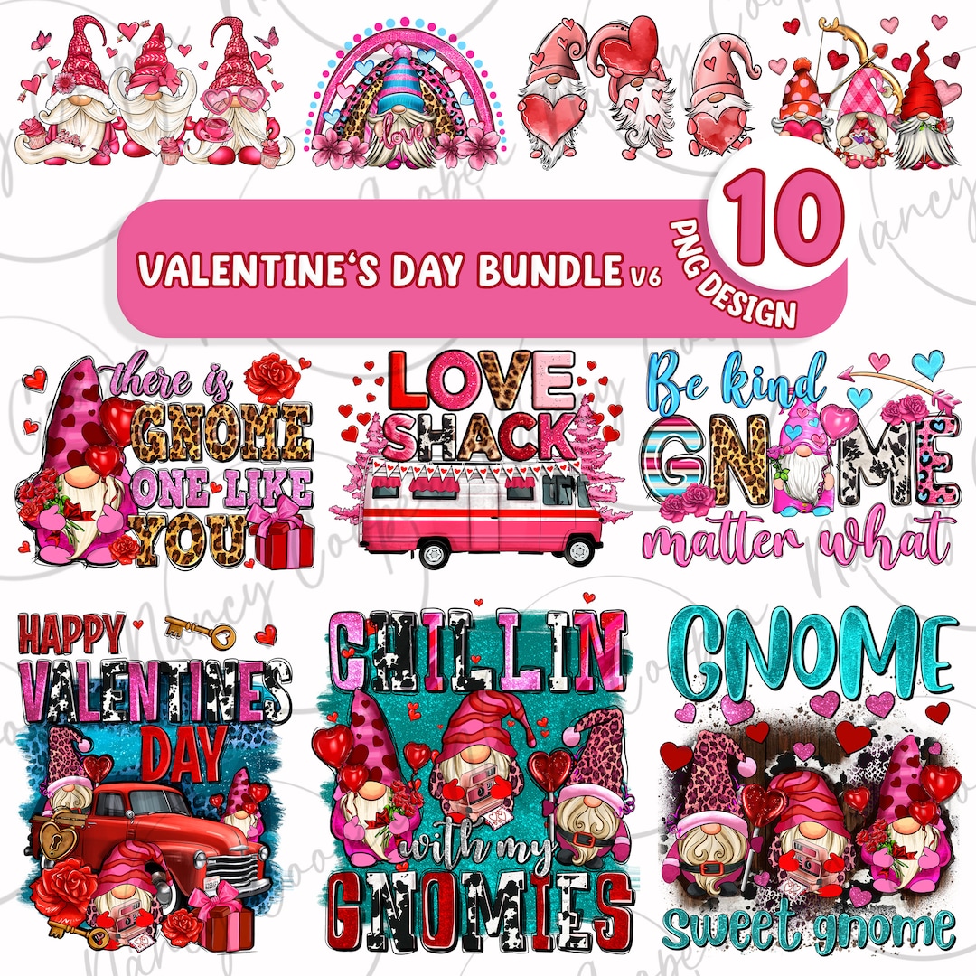 Valentine's Day Bundle V6 Png Sublimation Design Download, Happy ...