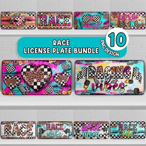Pacote de matrícula de corrida Png, Game Day Png, Matrícula Png, Race Day Png, Matrícula de esporte Png, Sublimate Designs Download