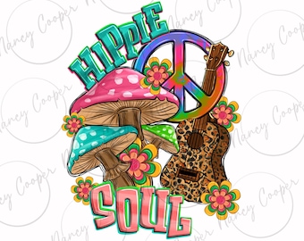 Descarga de diseño de sublimación hippie soul png, Hippie png, westernn Hippie png, signo de la paz png, hippie vibes png, sublimate designs download