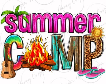 Summer camp png sublimation design download, summer vibes png, hello summer png, camping png, camp png, sublimate designs download