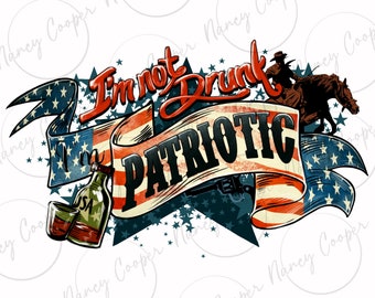 Patriotic drunk America png sublimation design download, 4th of July png, Independence Day png, sublimate designs download