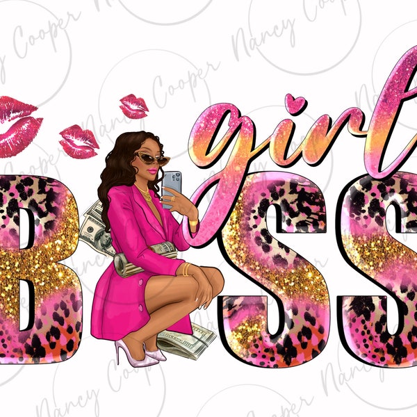 Girl boss afro black woman png sublimation design download, girl boss png, business girl png, afro girl png, sublimate designs download