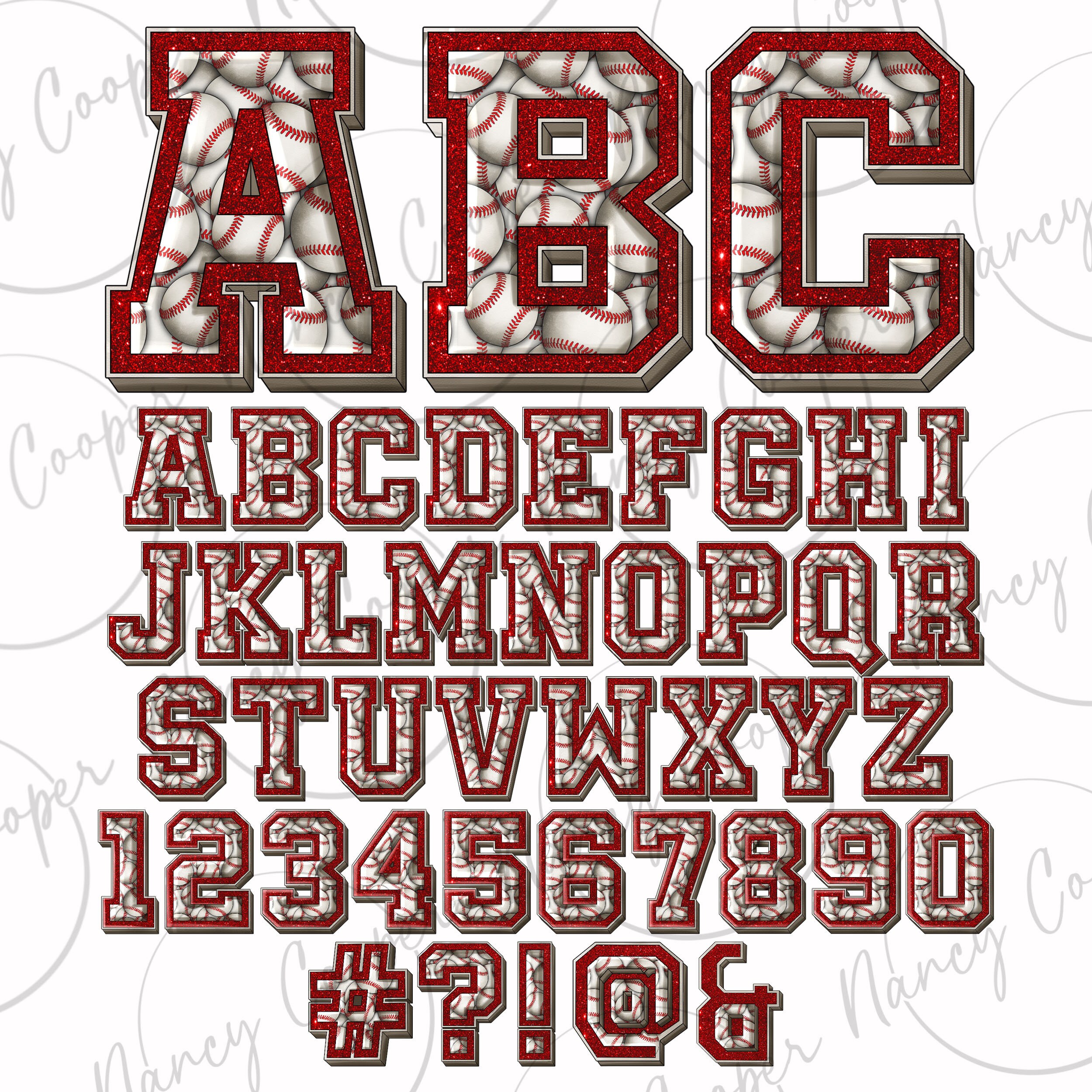 Baseball Alphabet Bundle Png, Baseball Png, Baseball Doodle Letters Png ...