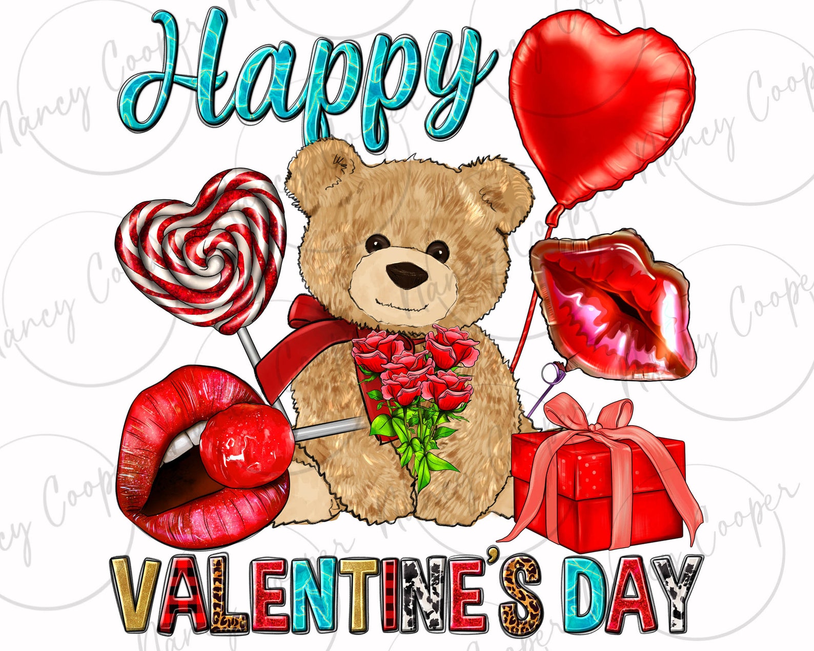 Happy Valentine's Day Png Sublimation Design Download, Valentine's Day ...