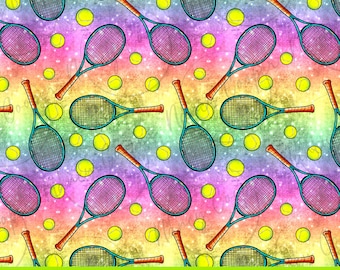 Papel digital de patrones sin fisuras de pelotas y raquetas de tenis, png de patrones sin fisuras digitales de tenis, png de patrones sin fisuras, papel de álbum de recortes imprimible