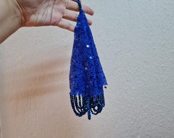 Pañuelo de henna con lentejuelas de lujo para novias y bodas.