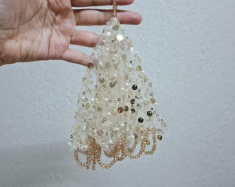 Pañuelo de henna con lentejuelas de lujo para novias y bodas.
