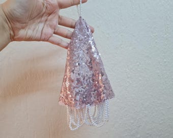 Pañuelo de henna con lentejuelas de lujo para novias y bodas.
