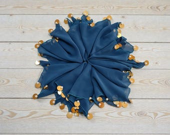 Luxe Halay-zakdoek met pailletten, henna bruiloft, zakdoek halay, vrijgezellenfeestbedankjes