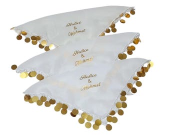 Henna Night Favor – Kanten bruiloftszakdoek – Traditionele Halay Mendili – Turkse Kına-cadeau voor gasten – Handgemaakte bruiloftsaandenken