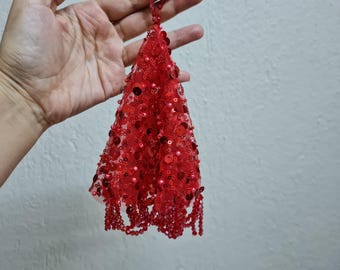 Pañuelo de henna con lentejuelas de lujo para novias y bodas.