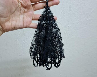 Pañuelo de henna con lentejuelas de lujo para novias y bodas.