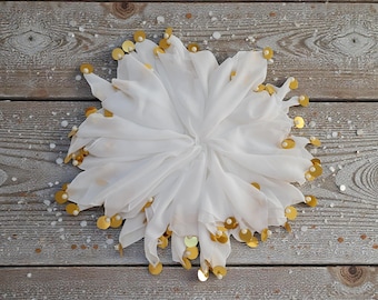 Pañuelo blanco de Halay, pañuelo para danza nupcial turca, Halay Mendil nupcial, accesorio para la noche de henna