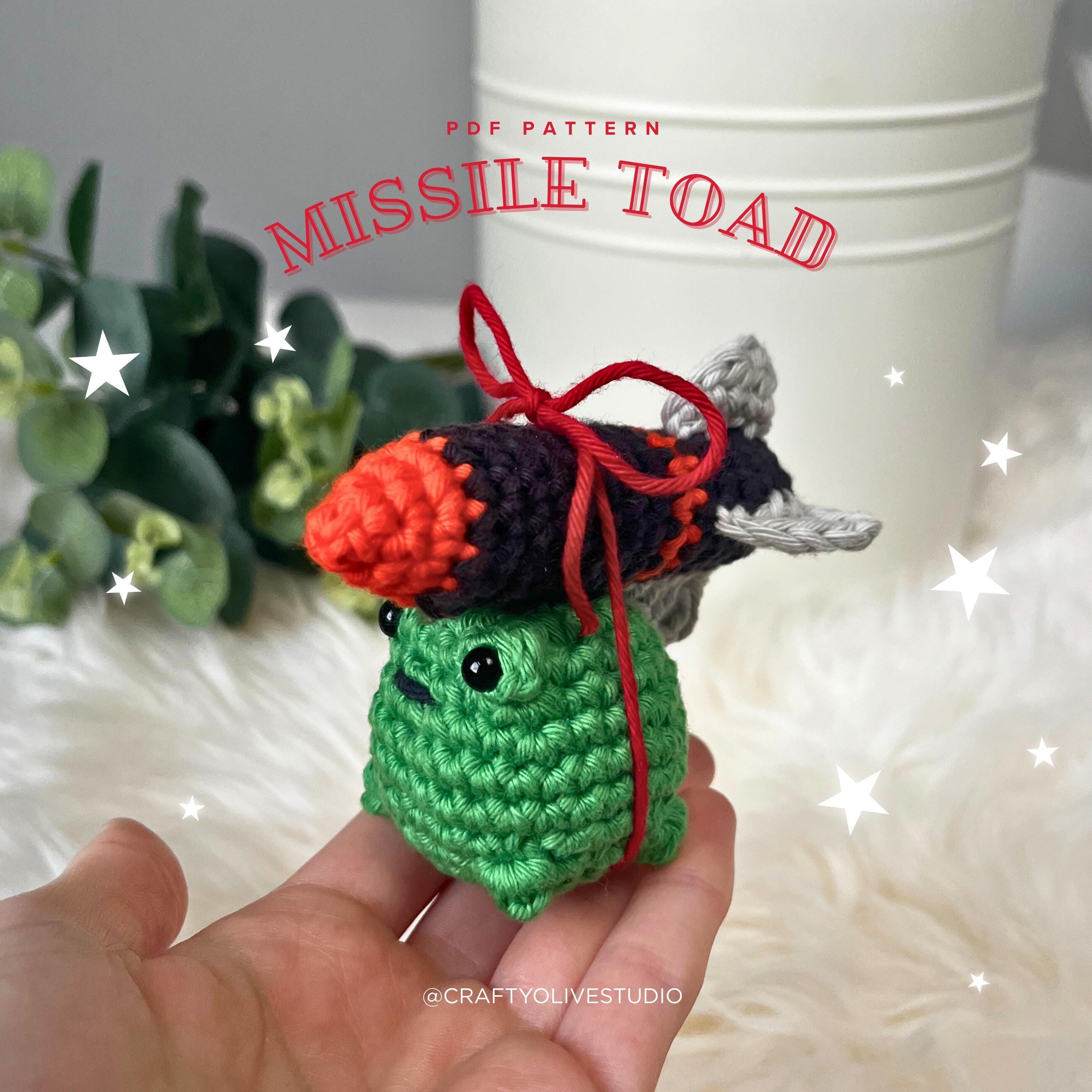 40 Frog and Toad Crochet Patterns for Plush Toys, Bags, Decor, and Gifts 20 Christmas Missile Toad Crochet Pattern: Xmas Mistletoe